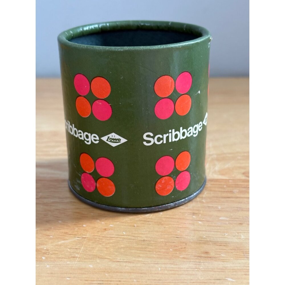 Vintage Lowe Scribbage Game Cup Replacement